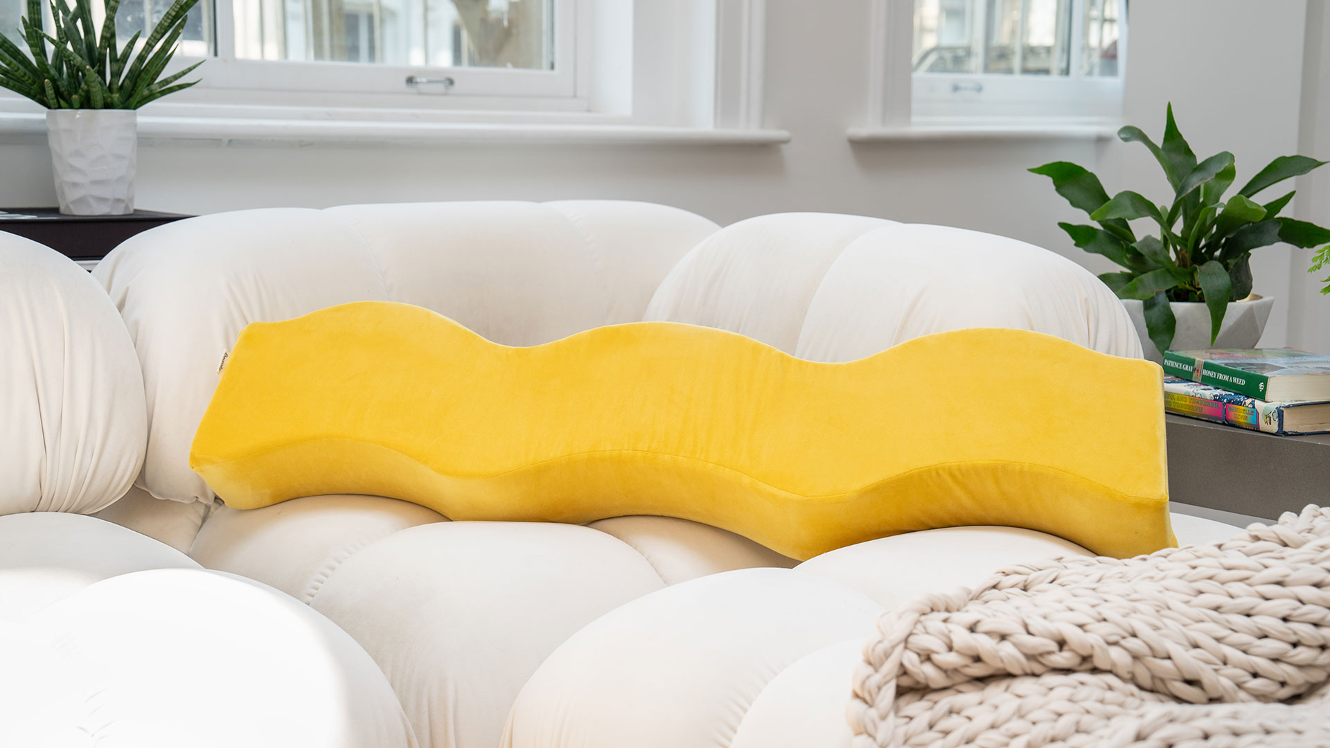 Shake Shack and Bearaby Collab Pillow